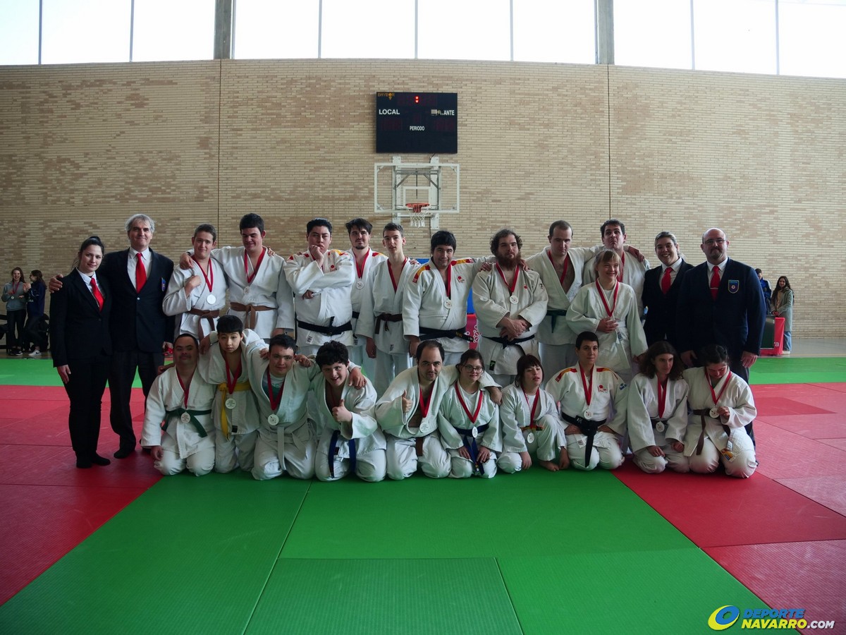 EMOCI&Oacute;N Y NERVIOS EN EL I TORNEO NAVARRO DE JUDO ADAPTADO. Pamplona 05-03-23. FOTOS